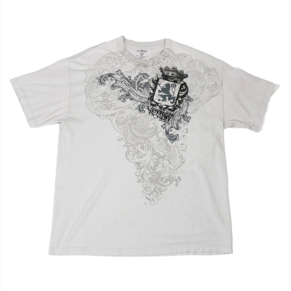 VGC Venice Beach Gray T Shirt Royal Crown Graphic